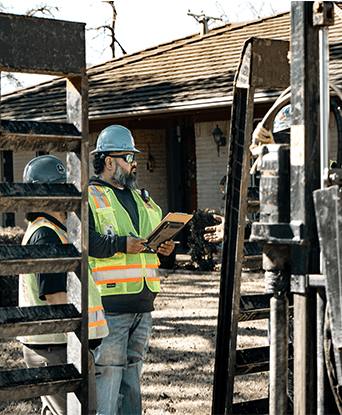 TSU One project manager coordinating a utility site